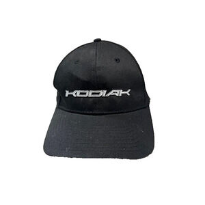 Kodiak Black Embroidered Logo Adjustable Baseball Cap Hat One Size